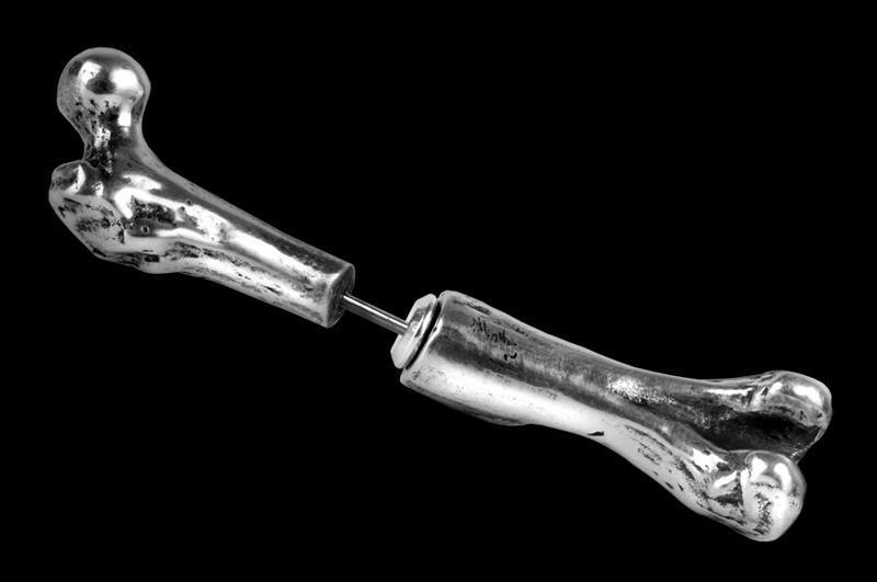 Alchemy Knochen Ohrring - Femur Bone