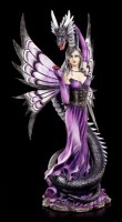 Fairy Figurine with Sea Snake - Guardian's Embrace