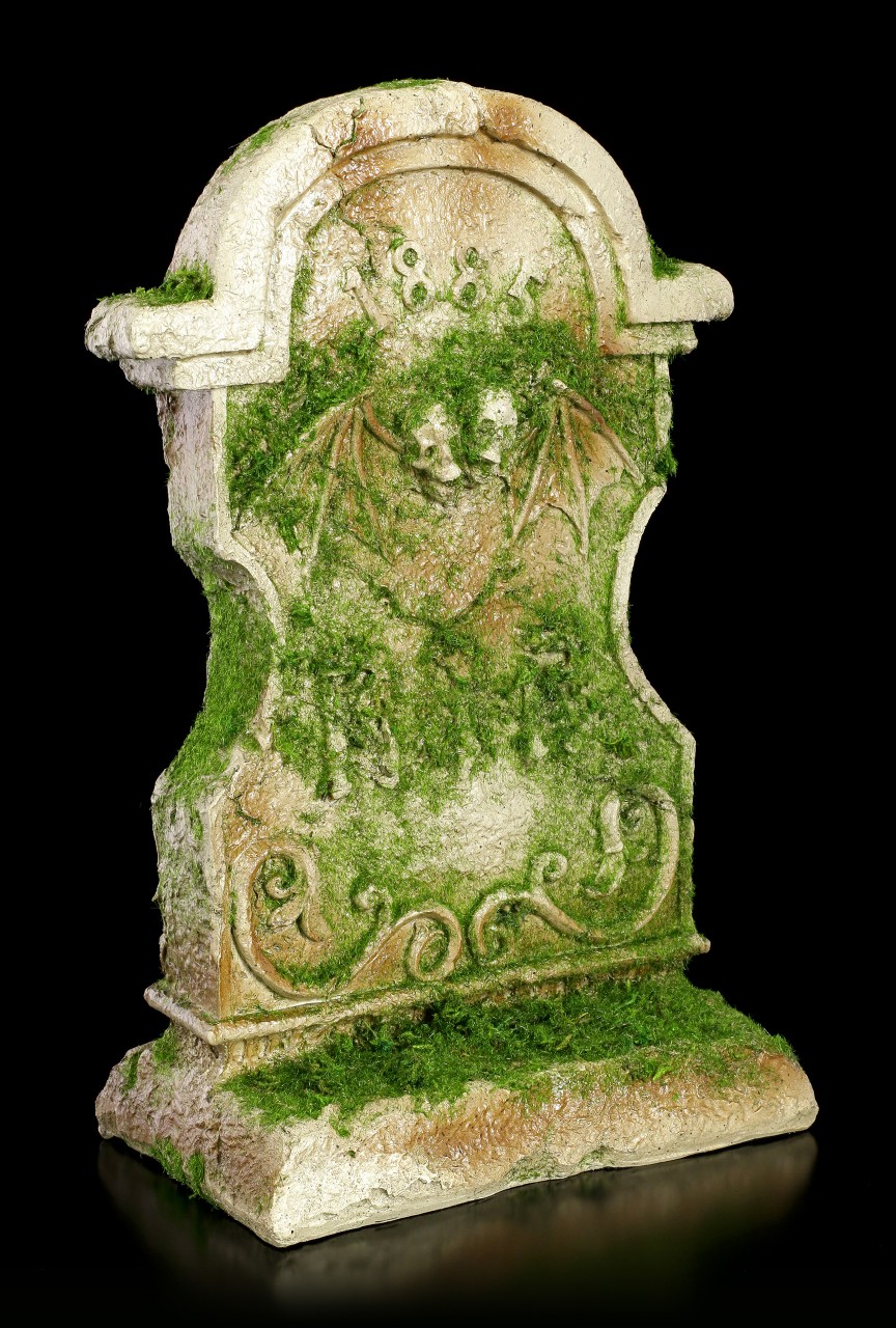 Tombstone Ornament covered with Moss