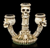 Skelett Kerzenhalter - Beinhaus