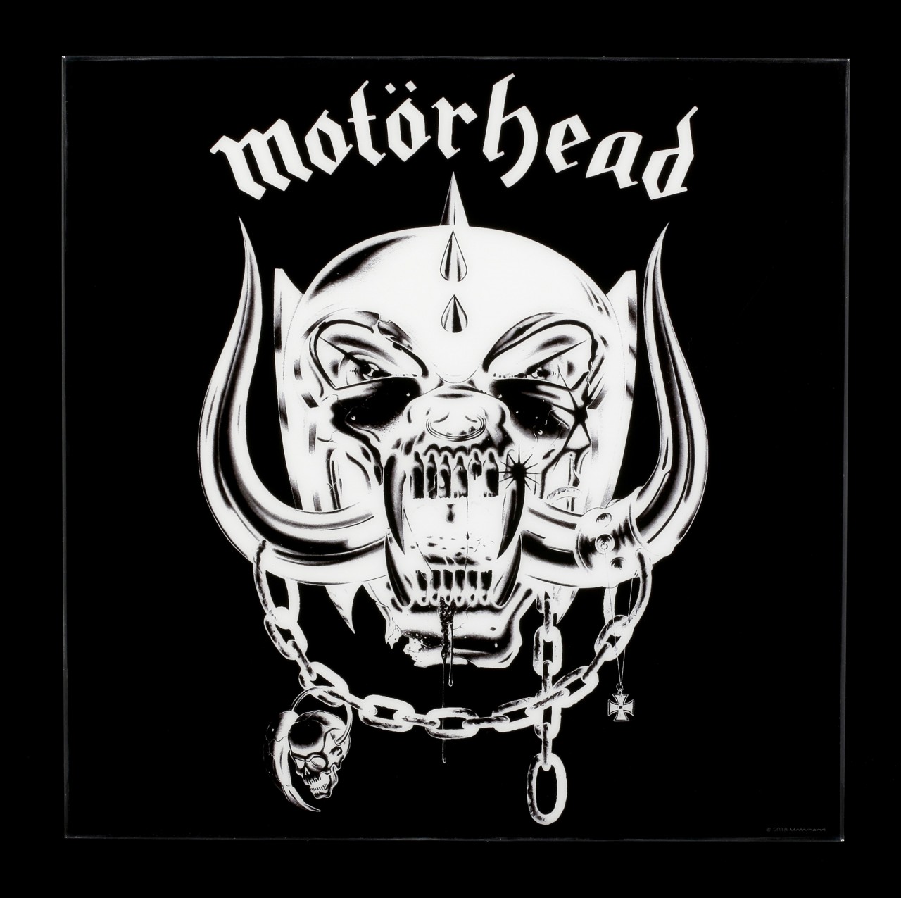 Motörhead Hochglanz Bild - Logo invertiert