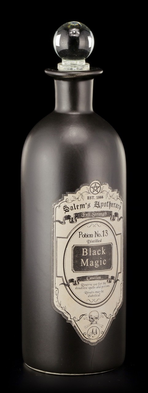 Decoration Bottle Medium - Black Magic
