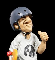 Funny Sports Figurine - Skater with Helmet