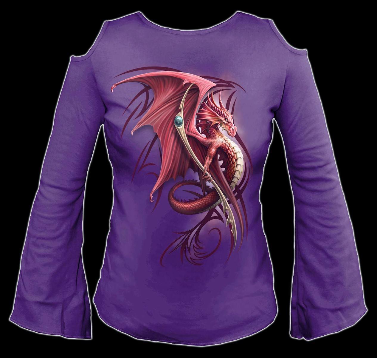Wyvern Dragon - Shoulder Hole Top Purple