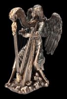 Angel Figurine Playing Harp