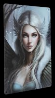 Blechschild - Königin des Winters