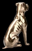 Hunde Figur - Boxer bronziert