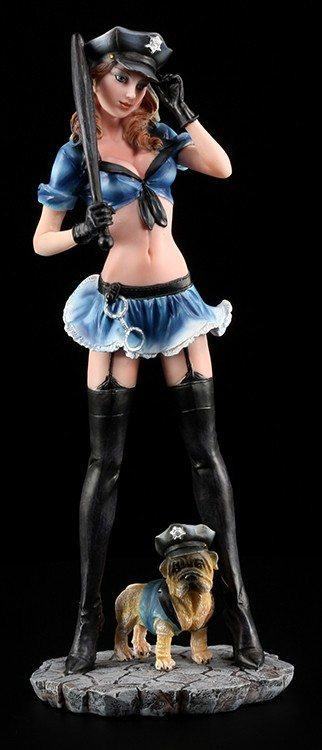 Erotic Figurine - Sexy Policewoman