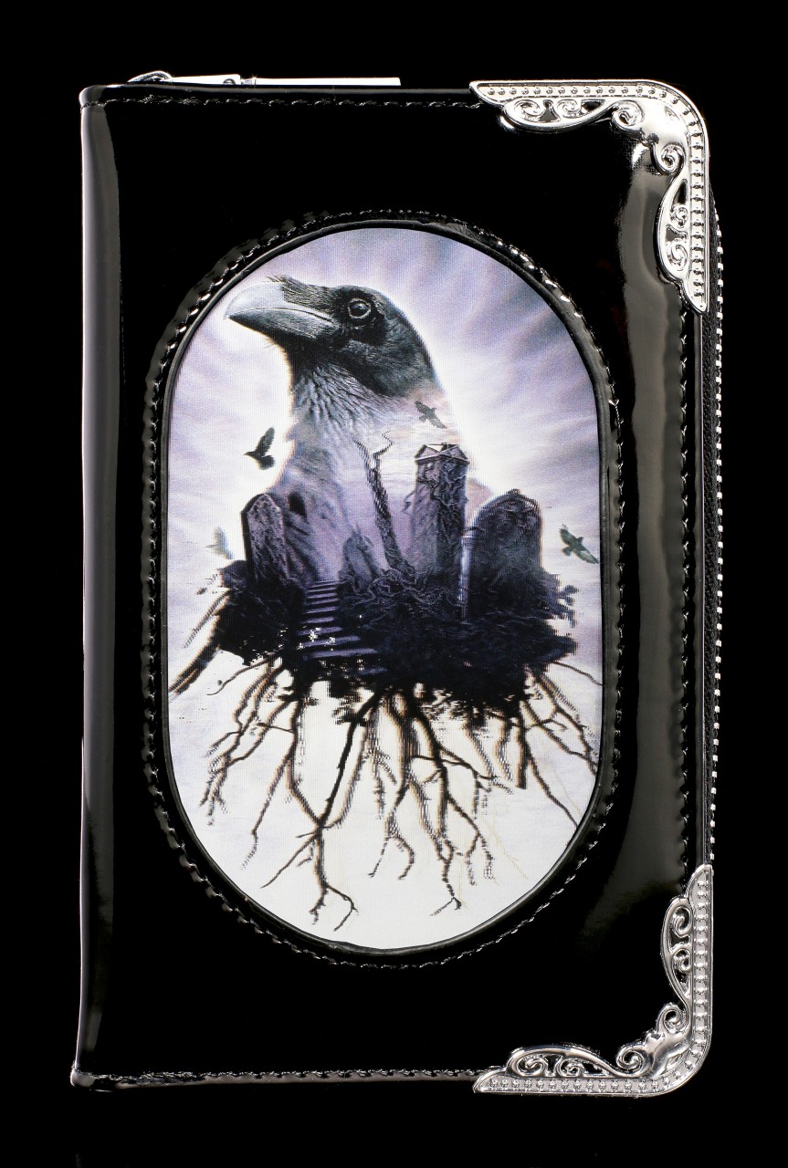 Fantasy Purse with 3D Raven - The Seer - small