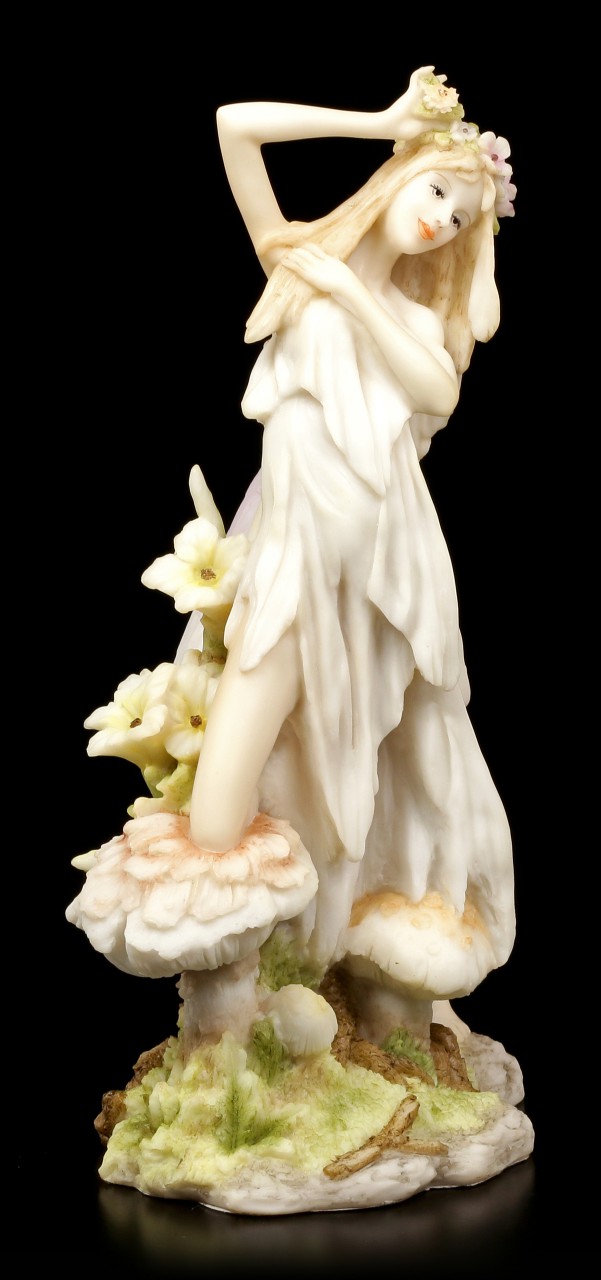Elf Figurine with Floral Wreath