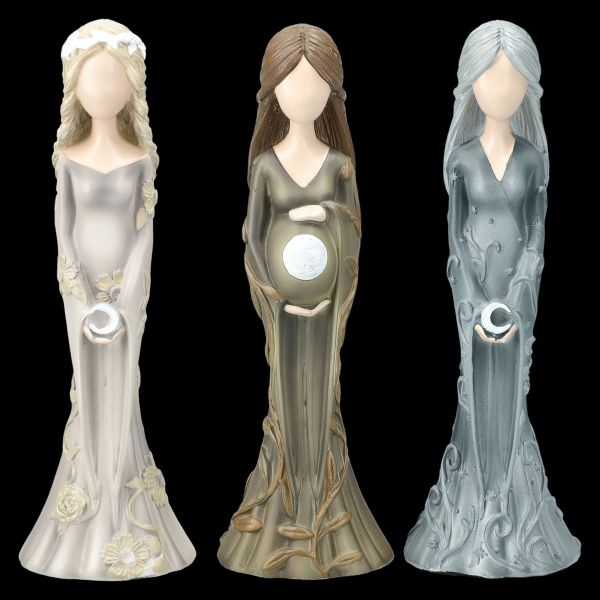 Wiccan Figurine - Aspects of Virgin, Mother, Crone
