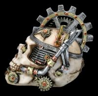 Steampunk Skull Box - Metal Head