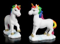 Fantasy weißes Pferd Geschenk Deko Bringer des Lichts Einhorn Figur