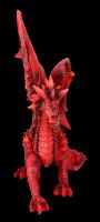 Dragon Figurine red - Fire Dragon Tailong