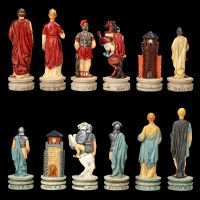 Schachfiguren Set - Römer vs. Griechen