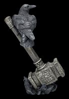 Raben Figur auf Thors Hammer