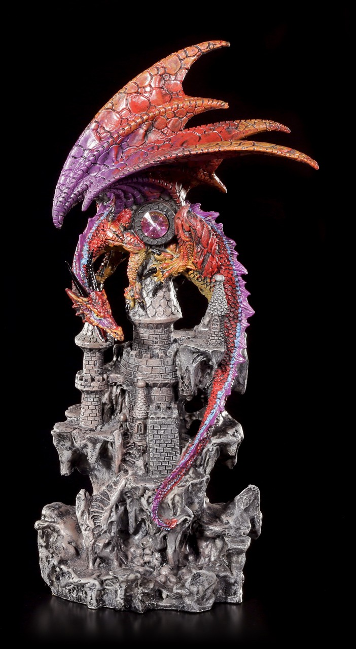 Colored Dragon Figurine - Guardian of Castle Black