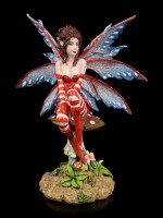 Fairy Figurine - Rouge on Mushroom