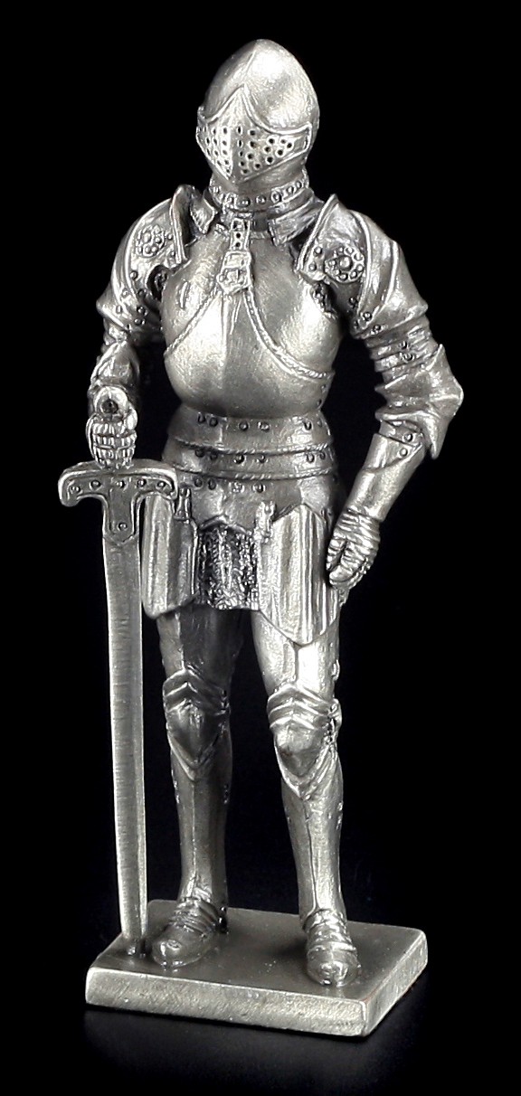 Pewter Knight Figure - German standing