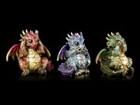 Small Dragon Figurines Set of 3 - No Evil