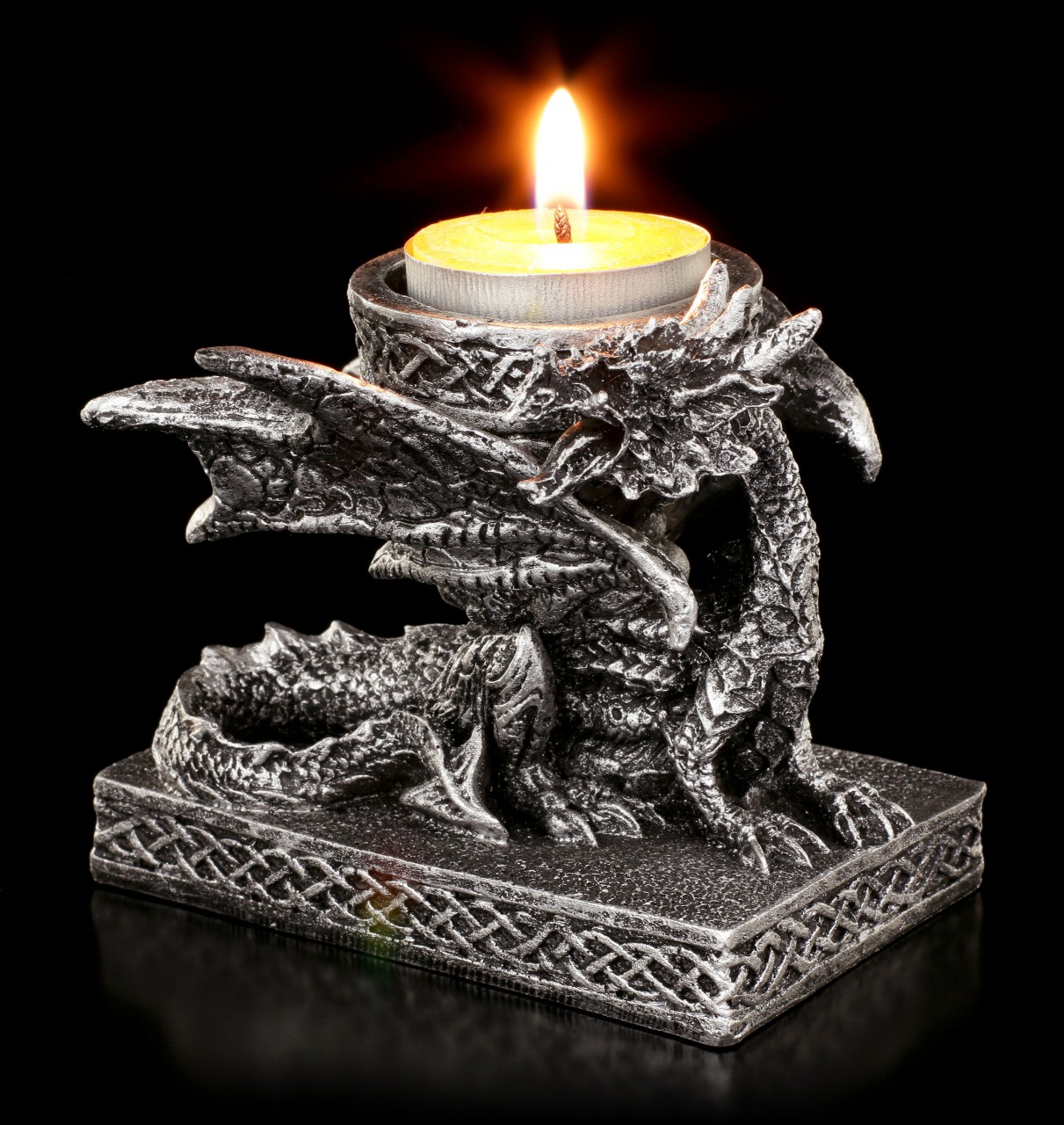 Dragon Tealight Holder - Light of Eternity