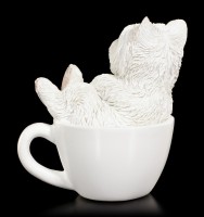 Dog in Cup mini - West Highland Terrier Puppy