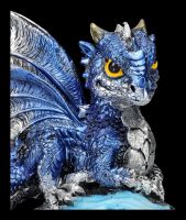 Dragon Figurine - Dark Blue Guardian