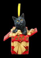 Christmas Tree Decoration - Present Cat