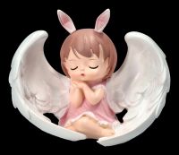 Praying Angel Figurine with Wings rosy