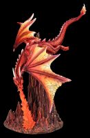 Drachenfigur rot - Höllenfeuer