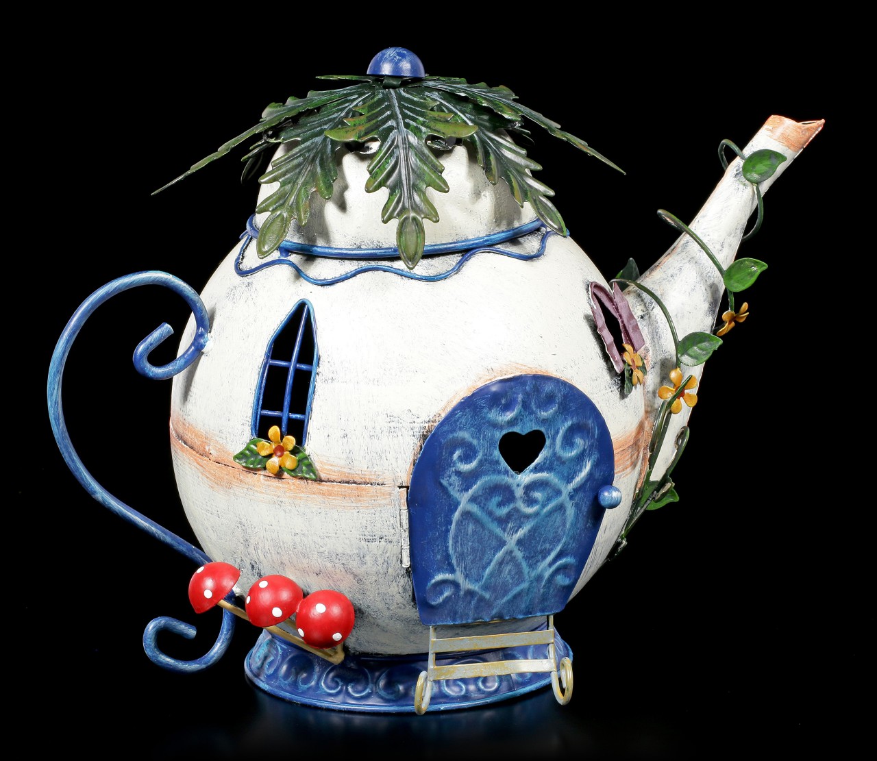 Fairy Metal House - Tubby Teapot