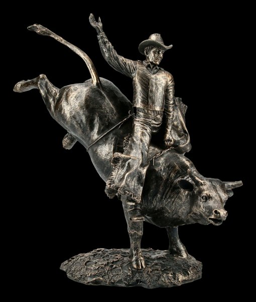 Cowboy Figurine - Rodeo on Bull