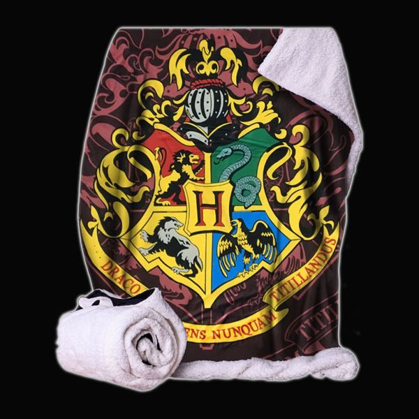 Kuscheldecke Harry Potter - Hogwarts Wappen