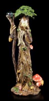 Forest Spirit Figurine - Standing with Owl