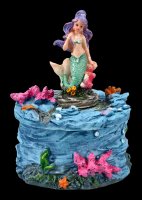 Schatulle - Kleine Meerjungfrau mit lila Haaren