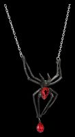 Necklace Spider - Black Widow