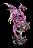 Dragon Figurines with Gemstones Set of 2 - Realm Protectors
