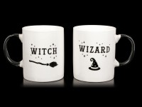Coffee Mugs Set - Witch and Wizard