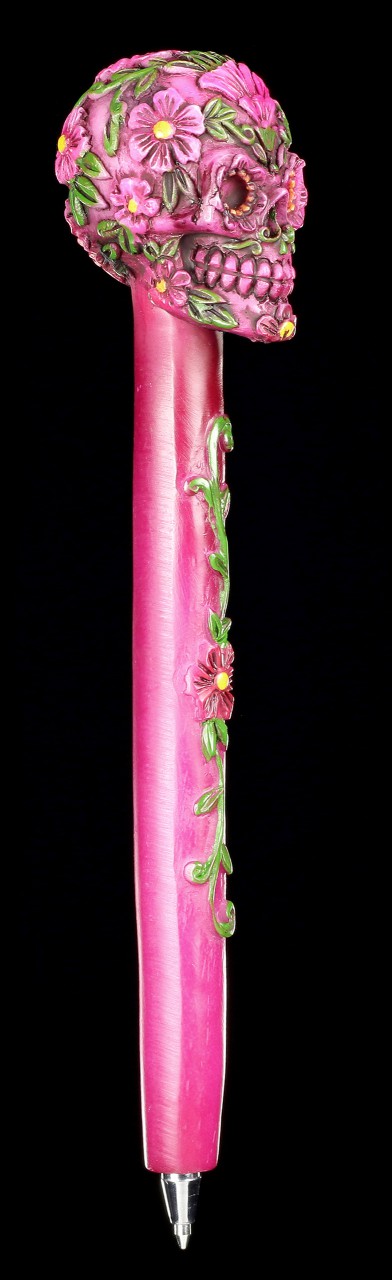Kugelschreiber - Sugar Blossom Totenkopf