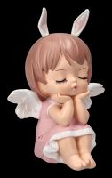 Thoughtful Angel Figurine rosy