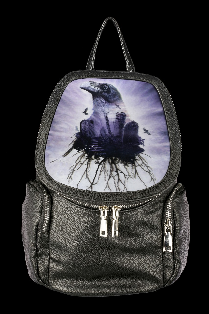 Alchemy Gothic 3D Backpack with Raven - The Seer