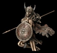 Valkyire Figurine - Nordic Goddess with Spear