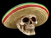 Totenkopf mit Sombrero