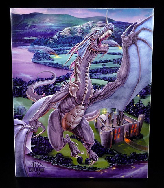 Art Tile large - Dragons Last Stand - Tom Wood