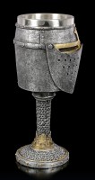 Medieval Goblet - Knight Helmet