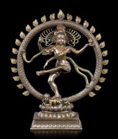 Große Shiva Figur als Nataraja - im Flammenkreis