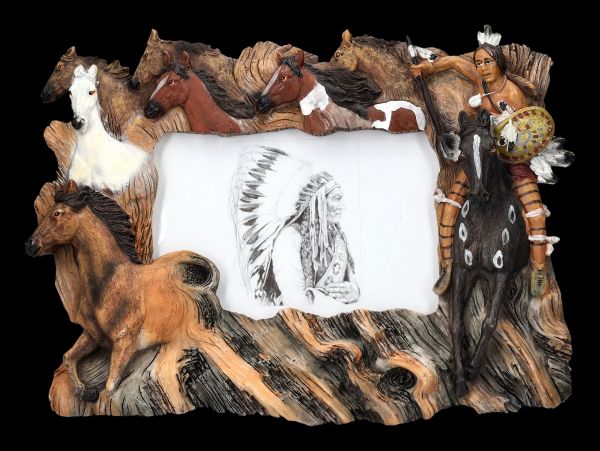 Picture Frame Western with Horses