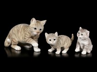 Baby Cat Figurine - American Shorthair playing