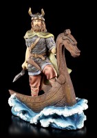 Viking Figurine - Warrior on Ship