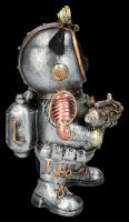 Cat Figurine in a Steampunk Spacesuit - Cat-tack
